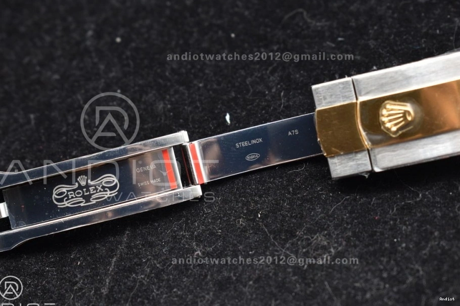 1:1 Oyster YG Bracelet Edition Best Clean SS Black Stick on 126333 41 VR3235 Steel Dial DateJust 904L 0512
